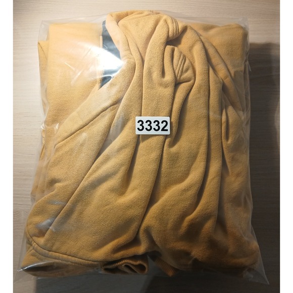 Vans Full Zip Hoodie Jacket Yellow Black Checkered Sleeve Logo Mens Size S‎ - Picture 6 of 6